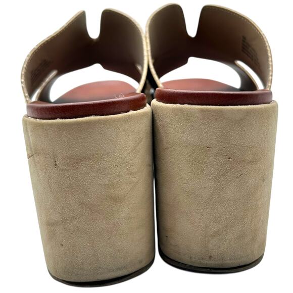 MIA Women's‎ Sand RETA Slip On Wedge Platform Sandal Size 9M - Picture 7 of 11
